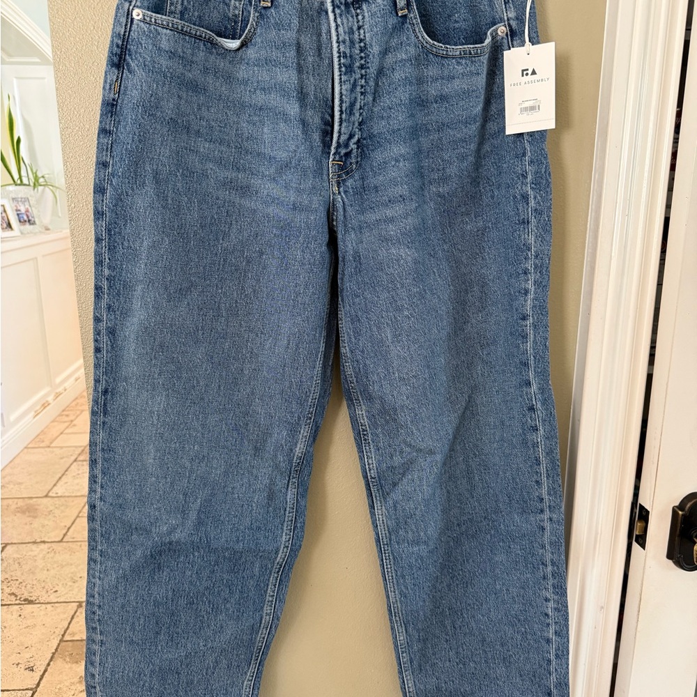 Women’s Free Assembly 90’s Relaxed Blue Denim Jeans